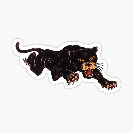 Discover Panther American Traditional Sailor Jerry Tattoo