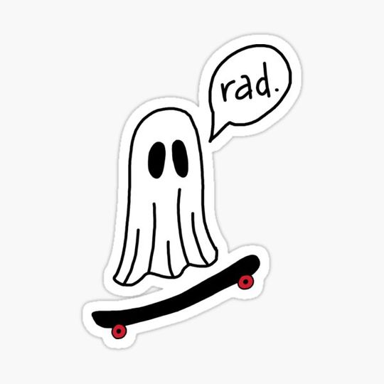 Discover Rad Skateboard Ghost