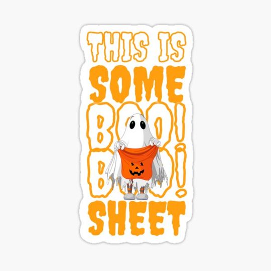 Discover This Is Some Boo Sheet Funny Text Design