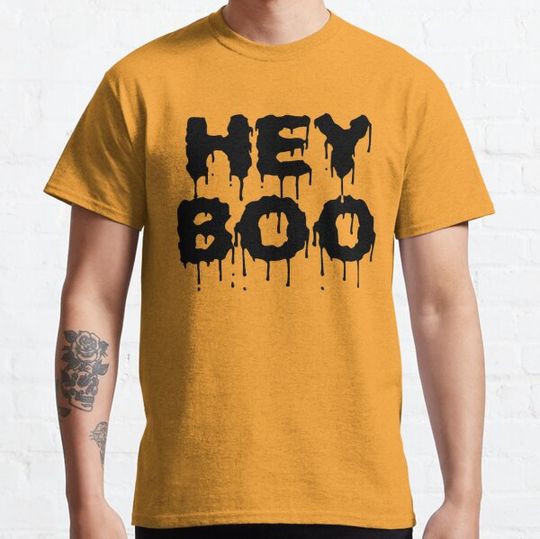 Discover Hey Boo Spooky Funny Halloween Designs Men Women Kids