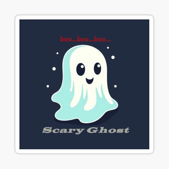 Discover Cute Scary Ghost Boo Boo Boo Design Shirt