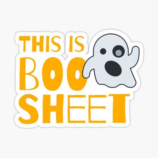 Discover Halloween This Is Boo Sheet