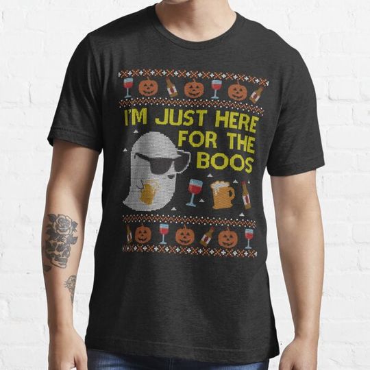 Discover Funny Here for the Boos Sweatshirt Ugly Halloween Sweater