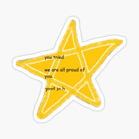 Discover you tried gold star