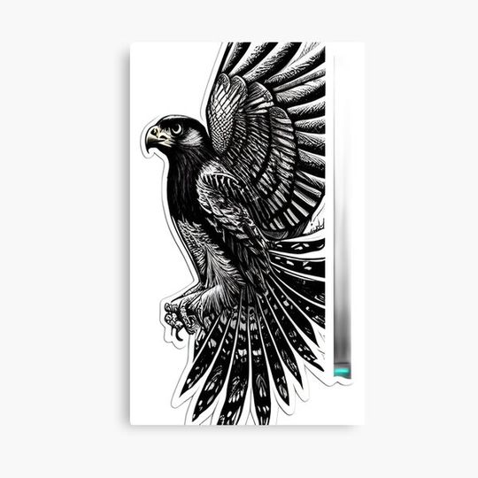 Discover falconization art tatooed