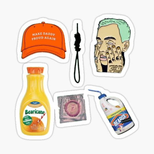 Discover blackbear sticker sheet