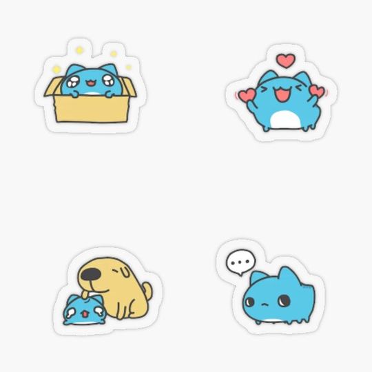 Discover bugcat sticker sheet