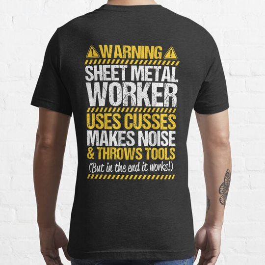 Discover Sheet Metal Worker Metalworker Warning Gift