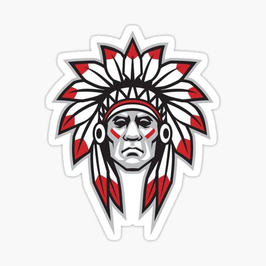 Discover Indian Chief Illustration