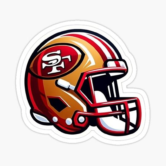 Discover Red Gold Helmet Icon