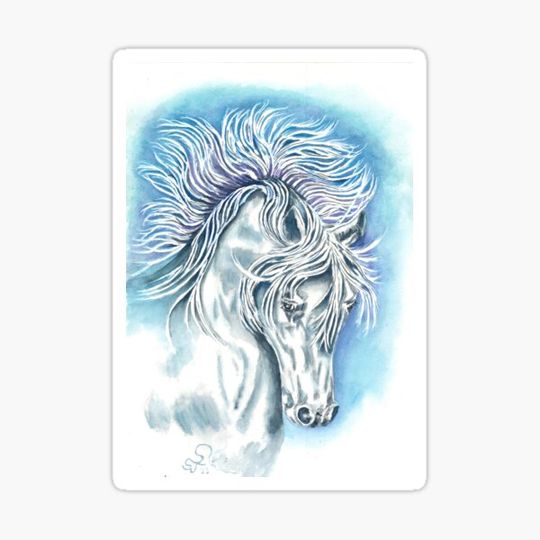 Discover Powerful White Horse