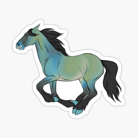 Discover Running free horse - Pine