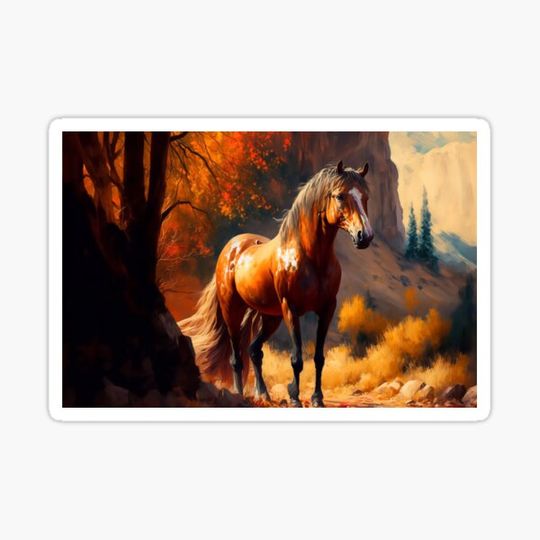 Discover Wild Stallion: Wild Horse in the Rocky Meadow