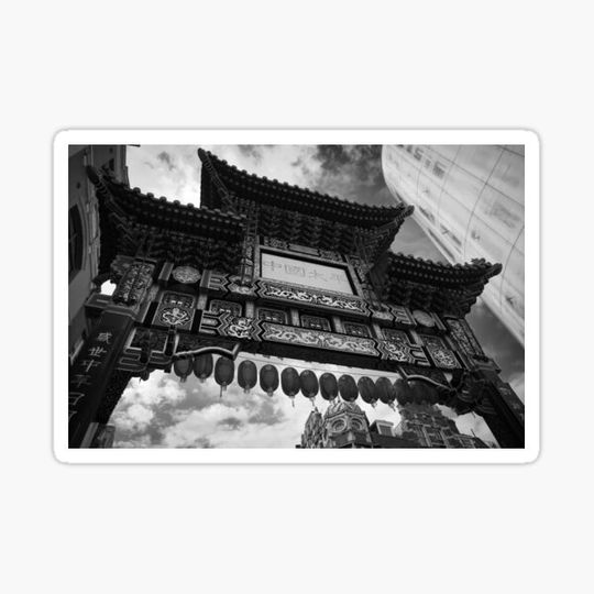 Discover China town in London in monochrome
