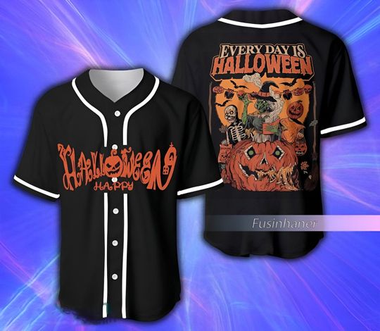 Discover Halloween Baseball Jersey, Halloween Jersey Shirt, Halloween Baseball Jersey