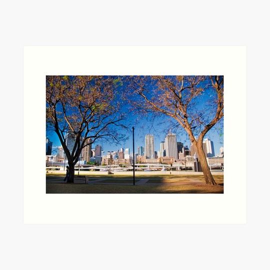 Discover Southbank Parklands view to the city