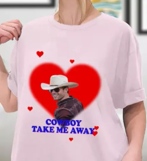 Discover Cowboy Take Me Away Glen Powell As Tyler Owens Twister 2024 Shirt
