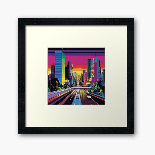 Discover Hiroshi Nagai - City Pop Art At Night