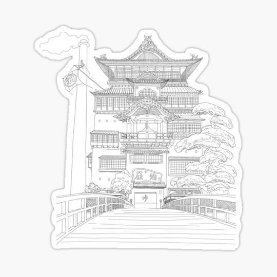 Discover Bath  House Japanese Anime Illustration