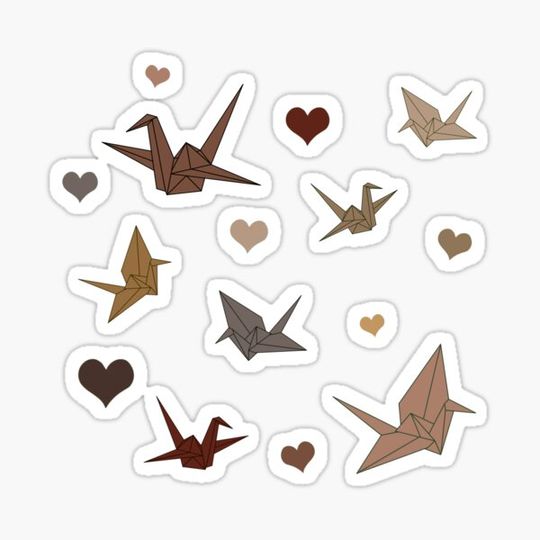 Discover Coffee Shop Paper Crane Doodle Pack