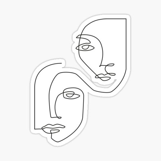 Discover One Line Art Faces