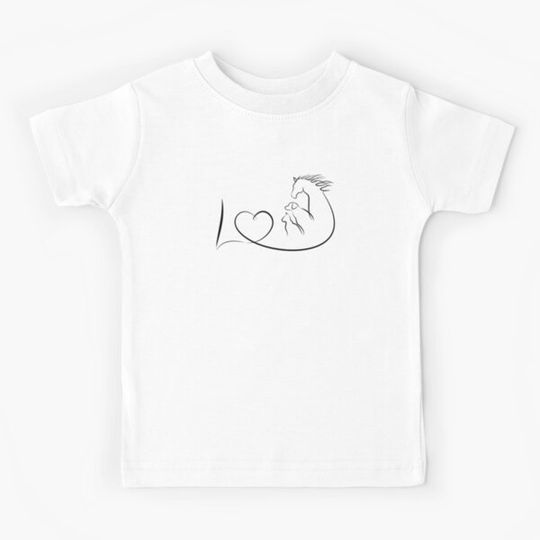 Discover I love animals, horse, dog and cat. One line drawing