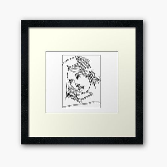 Discover Portrait Line Art