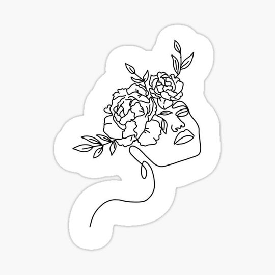 Discover One line woman