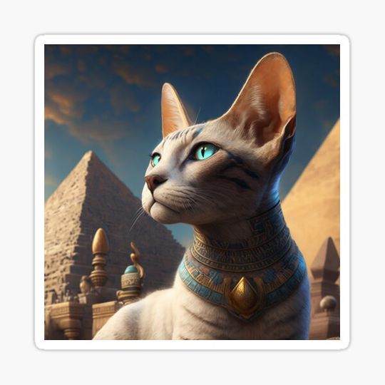 Discover cat and pyramids