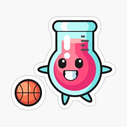 Discover Laboratory beaker play basketball