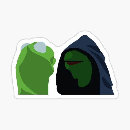 Discover Green Frog Looking at your dark side