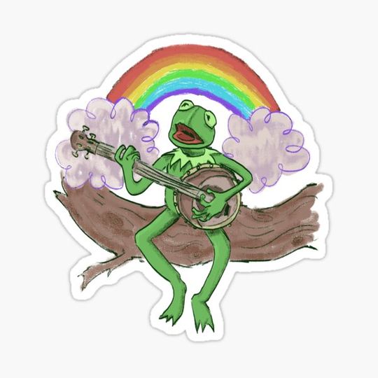 Discover Frog on a log