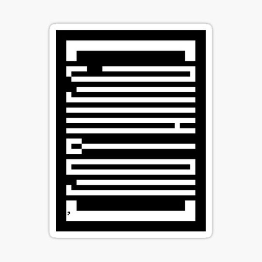 Discover NOTHING Text - Minimalist TYPO Gamers Coders Hackers Pixel Lovers Art