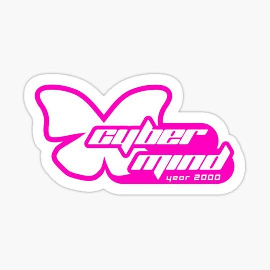 Discover CYBER MIND : YEAR 2000 logo (Magenta)