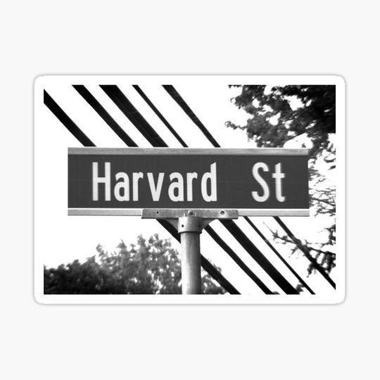 Discover A Street Sign Named Harvard