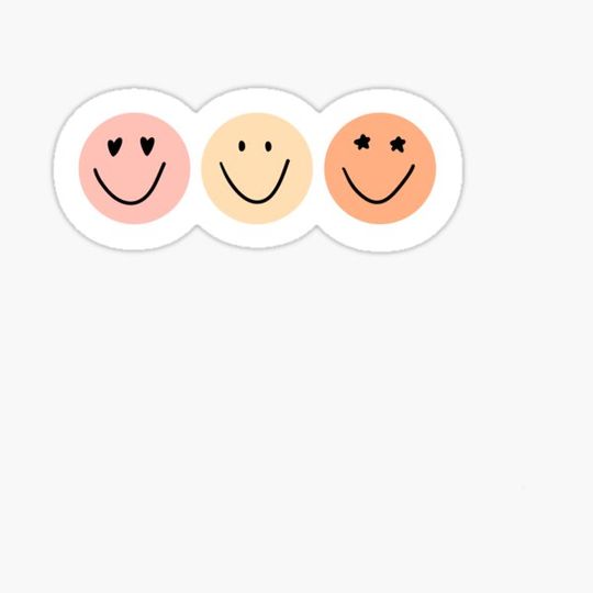 Discover Smiley faces sticker