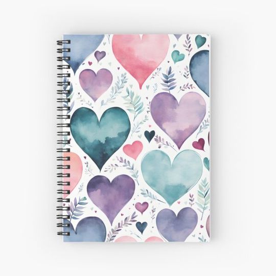 Discover Heart pattern pastel colors and plants