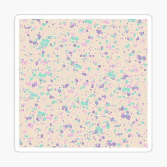 Discover Spring Pastels Speckles on Cream