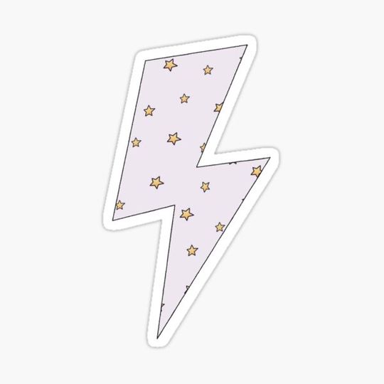 Discover Aesthetic Star Pattern Lighting Bolt