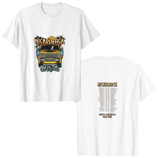Discover Nickelback Get Rollin Tour 2023 Shirt Nickelback Band Concert 2023 Tee