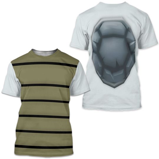 Discover Dry Bones Mario All Over Print 3D Tshirt, Mario Dry Bones Cosplay Matching Tee