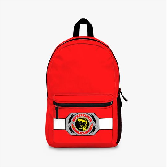 Discover Red Ranger Morphin Coin Power Ranger Backpack