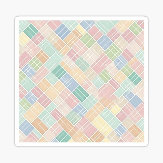 Discover Fashionable Pastel Checkered Pattern