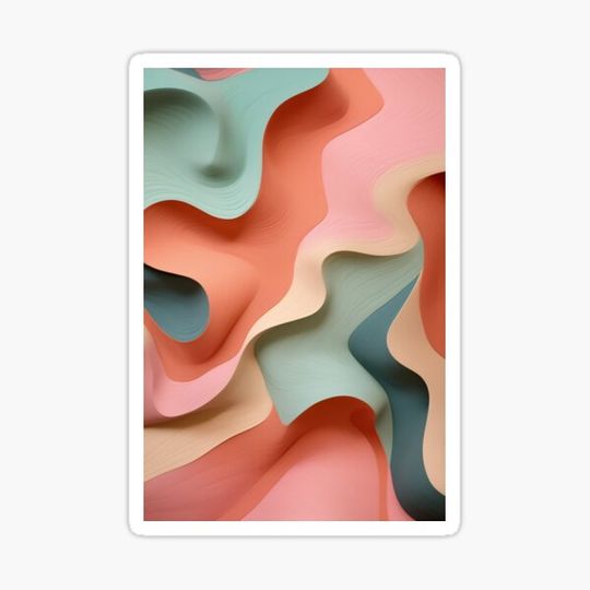 Discover Pastel Colors Flowing Design