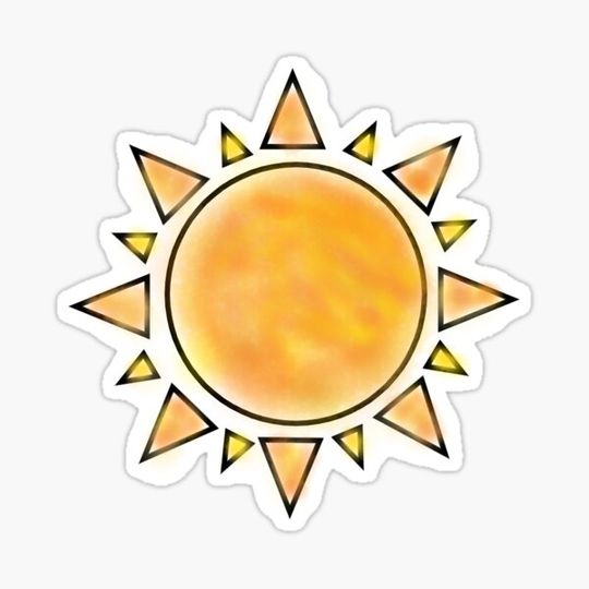 Discover Sun Watercolor