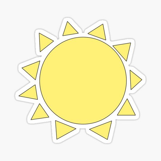 Discover Simple Yellow Sunshine Design