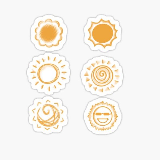 Discover Sunny Sticker Collection