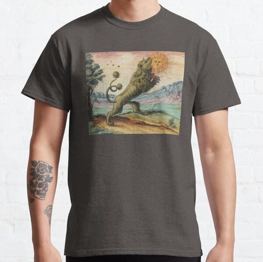 Discover The Lion Eating The Sun Antique Alchemy Illustration