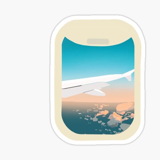 Discover airplane window