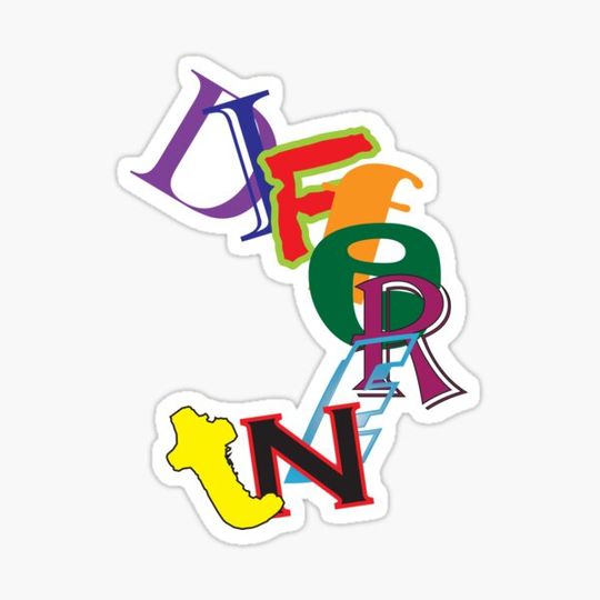 Different - Celebration of Diversity in Graphical Text